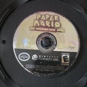 Paper Mario Tested Nintendo Gamecube Video Game